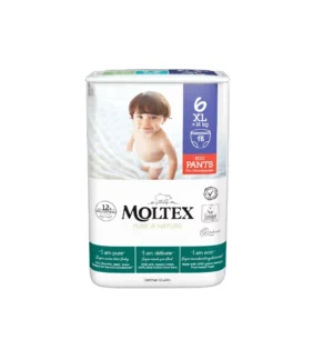 Moltex Pure & Nature ekologické nohavičkové plienky veľkosť- 6 Junior XL, 14+ kg, 18 ks